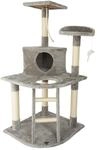 SPOCADO Rovers Katzenkratzbaum 120 x 55 x 55 cm - Vielseitiges Design mit...