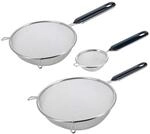 Westmark Sieb-Set 3tlg., Teesieb &oslash; 7 cm + Haushaltssieb &oslash; 16 cm + 20 cm,