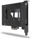 ICY DOCK Wechselrahmen/Adapterkarte f&uuml;r eine PCIe 4.0 U.2/U.3 NVMe SSD in...