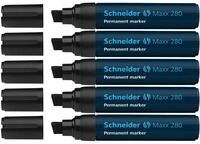 Schneider Maxx 280 Permanent-Marker mit Keilspitze (Strichst&auml;rke: 4+12 mm,