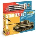 Italeri 75002 1:56 Pz.Kpfw.VI Tiger I AUSF.E, Modellbau, Starter Set
