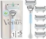 Gillette Venus Damenrasierer f&uuml;r den Intimbereich mit 5 ORIGINAL Ersatzklingen f&uuml;r