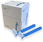 Medi-Inn Einmalrasierer Einwegrasierer Farbe blau (zweischneidig, 100 St&uuml;ck)