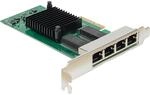 Inter-Tech Gigabit PCIe Adapter Argus ST-7238 x4 v2.0 Quad,...