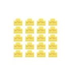 LINDY 47901RJ45 Port Schloss, 20 St&uuml;ck, gelb