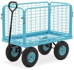 hillvert HT-TWIN-400 Transportwagen 400 kg abnehmbare Seitengitter 110 x 60 x...