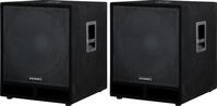 McGrey PAS-118 Passiv-Subwoofer 2X Set - 18" Woofer - Belastbarkeit: 450 Watt...