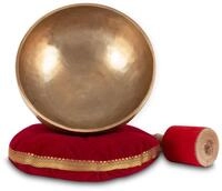 XDrum Omshanti Klangschale 25 cm Komplett Set, Handgemacht in Indien