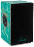 XDrum Design Series Cajon "Turtle", Integrierter Bass Port, 5 cm, Gewicht 3