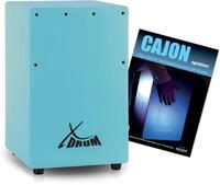 XDrum KC-37B Kinder-Cajon Set - Kleine Cajon F&uuml;r Kinder - 36 cm Hoch -...