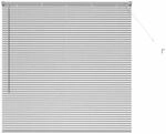 vidaXL Venezianische Jalousien Silber 130 x 130 cm Aluminium