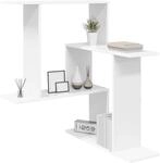 vidaXL Wandregal Wei&szlig; 67 x 67 x 87 cm Holzwerkstoff