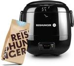 REISHUNGER Mini Reiskocher &ndash; 0,3L &ndash; 1-2 Portionen &ndash; Starterset &ndash; Schwarz
