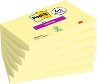 Post-it Super Sticky Notes, 4 + 2 Gratis-Bl&ouml;cke (540 Blatt), 76 mm x 127 mm