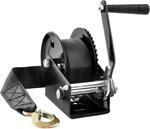 VEVOR Seilwinde 544,3kg Handseilwinde 208x138x149mm Bootswinde 2-Wege-Ratsche/1-Gang