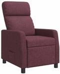 vidaXL Liegesessel Lila Stoff, Wohnzimmer, Arbeitszimmer, moderner Relaxsessel...