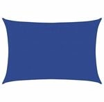 vidaXL Sonnensegel 160 g/m&sup2; Rechteckig Blau 4x5 m HDPE