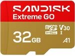 SANDISK Extreme GO microSDXC UHS-I-Karte, 32 GB, 5K und 4K UHD-Video, Lesen 100...