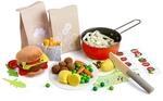 HABA Creative Play &ndash; Fresh Box Kochbox &ndash; Spielzeug-Lebensmittel aus Holz & Stoff,