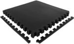 VirtuFit Fitness Puzzlematte - Bodenschutzmatte - Schwarz (12-delig)
