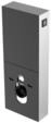 Primaster Vorwandelement Wand-WC inkl. Sp&uuml;lkasten 100 x 38 cm schwarz