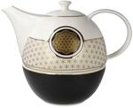 Goebel Teekanne mit St&ouml;vchen Lotus Blume des Lebens von Yin Yang aus Fine Bone