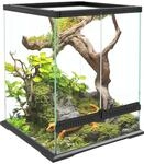 PawHut Terrarium f&uuml;r Reptilien Bel&uuml;ftung 120L Schwarz 45 x 45 x 60 cm | Reptil