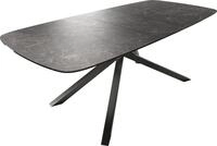 DELIFE Esszimmertisch Edge Boot 180-220x100 cm