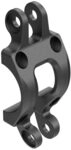 Faceplate holder with two receptacle light for stem Sepia 31.9