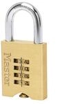 MASTER LOCK 651EURD KOMBINATIONSVORHM-DNGESCHLOSS 50MM VOLLMESSING BM-GEL 32MM