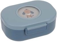 L&Auml;SSIG Style & Snack Lunchbox Pattern Party Blue/Green blaugrau