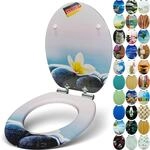 SANFINO&reg; Premium WC Sitz mit Absenkautomatik &ndash; hochwertige Toilettendeckel...