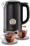 Klarstein Victoria Wasserkocher 1,7 L &ndash; Retro-Wasserkocher 2200 W,...
