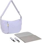 L&Auml;SSIG Baby Wickeltasche zum Umh&auml;ngen mit Wickelunterlage, Kinderwagenbefestigung,