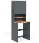 Vicco Waschmaschinenschrank Viktor, Anthrazit/Eiche, 68 x 88.2 cm