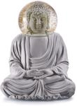 DONKEY Summerglobe - The Grey Buddha | Deko Figur mit Schneekugel im angesagten