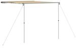 vidaXL Wohnwagen-Markise 2,4x3x2,15 m Beige