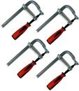 4x Ganzstahl-Schraubzwinge Tischzwinge 300x120mm Schraubzwinge Zwingen