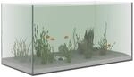 vidaXL Aquarium mit Speicher Transparent 60 x 30 x 30 cm Glas