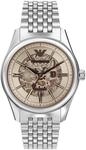 Emporio Armani Herren 43MM Silberfarbene Edelstahl Uhr, AR60095