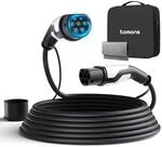 tomons Typ 2 Ladekabel, 11KW 10M 16A 3-Phasig,f&uuml;r E-Auto EV/PHEV | 3-phasig 16A