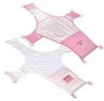 Moni Babywannennetz 8854, Kunststoff Clips, Badewanneneinsatz, ab Geburt rosa