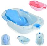 Cangaroo Babybadewanne Larissa 89 cm, herausnehmbarer Badesitz, Wasserablauf...