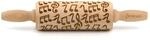 Folkroll Teigrolle Musik, junior, 23 cm, Nudelholz, Pr&auml;gerolle, Muster, Motiv,