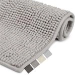 Beautissu Badematte rutschfest Chenille Badezimmerteppich waschbar