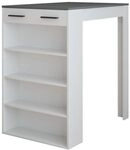 Vicco Bartisch Repose, Wei&szlig;/Anthrazit, 67 x 100 cm