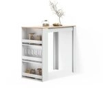 Livinity Bartisch Regusa, Wei&szlig;/Sonoma, 57 x 117 cm