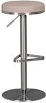 FineBuy Barhocker Edelstahl, h&ouml;henverstellbar 57-82 cm