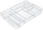 Emuca - Organizer-W&uuml;rfel-8er Kit f&uuml;r Schublade, Kunststoff, Transparent