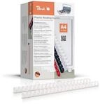 Peach Plastikbinder&uuml;cken A4-20mm - 175 Blatt - 100 St&uuml;ck - wei&szlig; - PB420-01